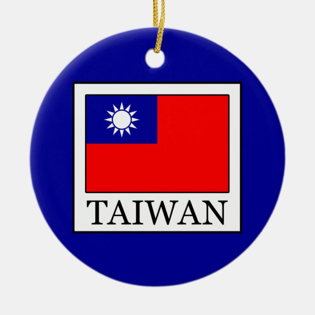 Taiwan Ceramic Tree Decoration (Front)