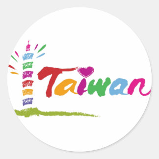 Taiwan Classic Round Sticker