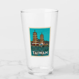 Taiwan   Dragon And Tiger Pagodas Glass