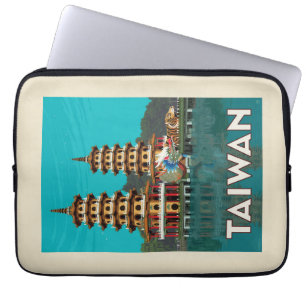 Taiwan Dragon And Tiger Pagodas Laptop Sleeve