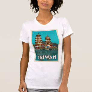 Taiwan   Dragon And Tiger Pagodas T-Shirt
