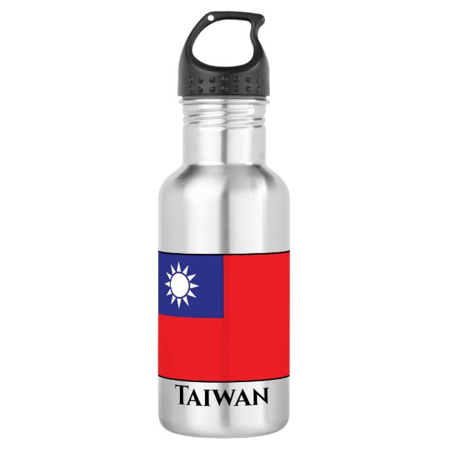 Taiwan Flag 532 Ml Water Bottle (Front)
