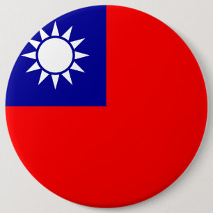 Taiwan Flag 6 Cm Round Badge