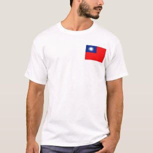 Taiwan Flag and Map T-Shirt
