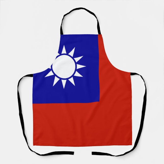 Taiwan flag apron (Front)