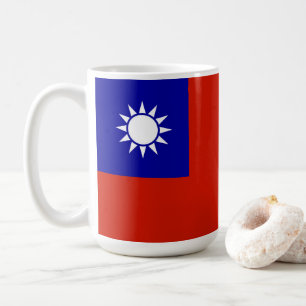 Taiwan flag coffee mug