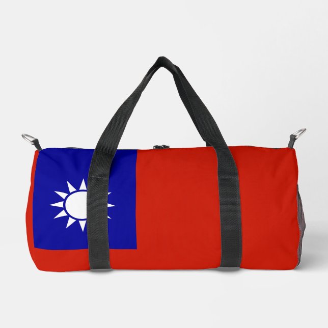 Taiwan flag duffle bag (Front)