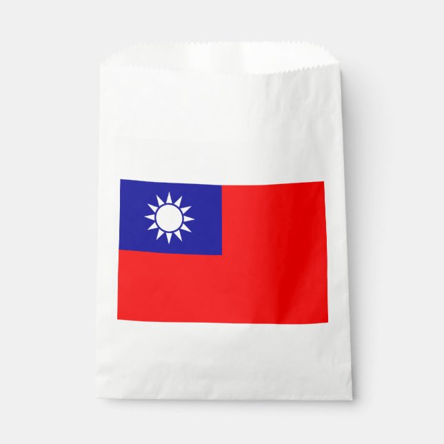 Taiwan Flag Favour Bags (Front)