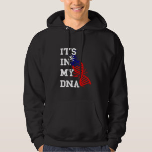 Taiwan Flag It's In My DNA Molecule Taiwanese Prid Hoodie