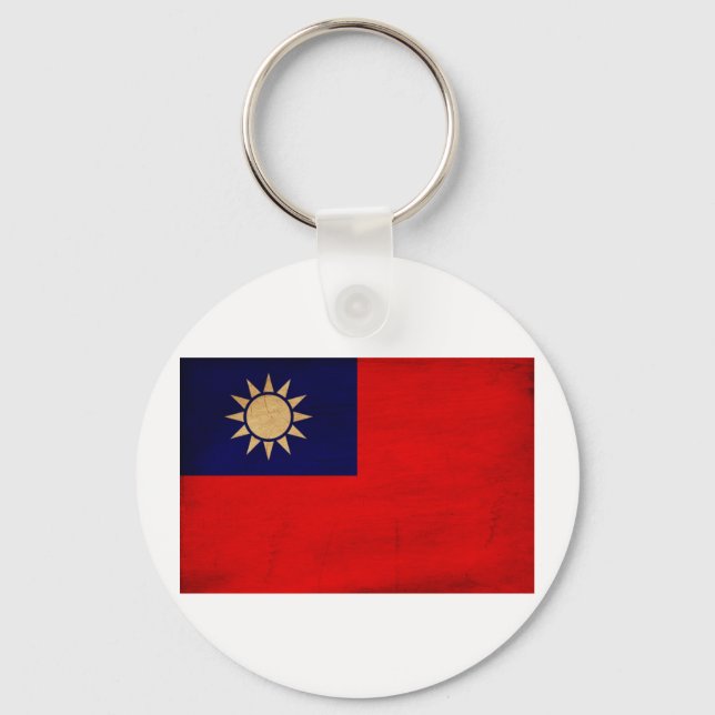Taiwan Flag Key Ring (Front)