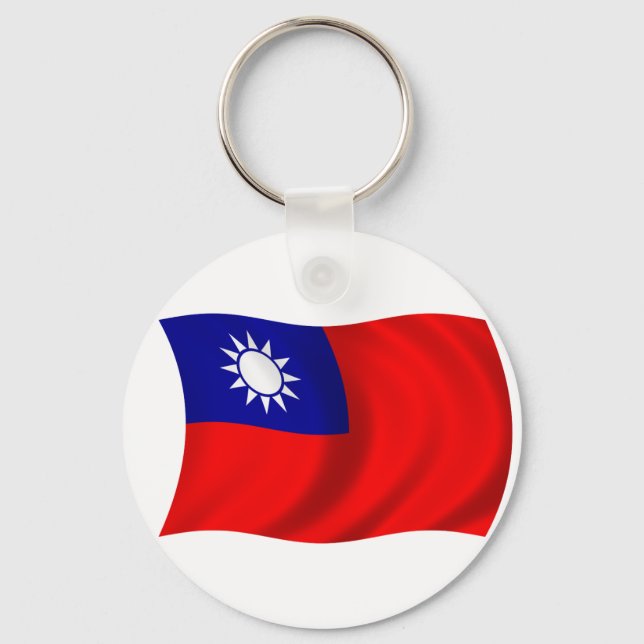 Taiwan flag key ring (Front)