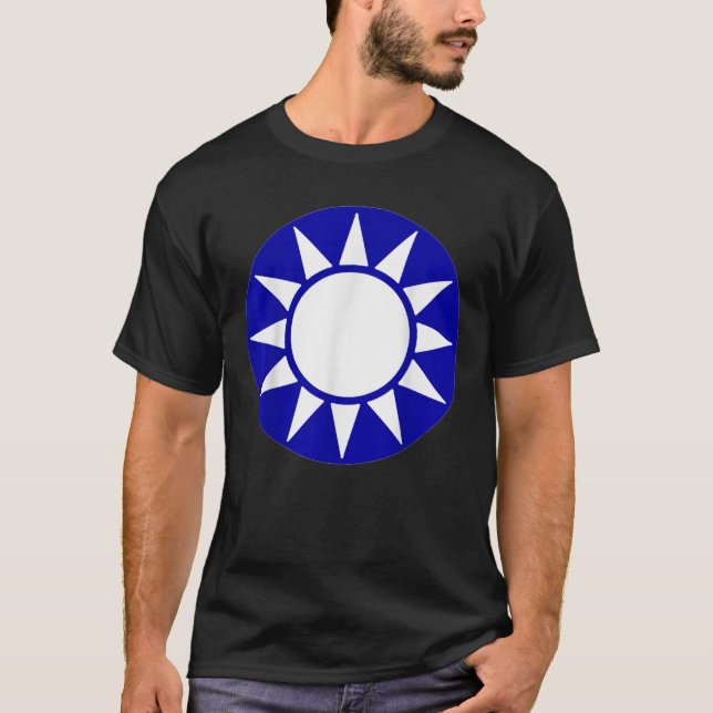 Taiwan Flag Kuomintang Symbol T Shirt (Front)