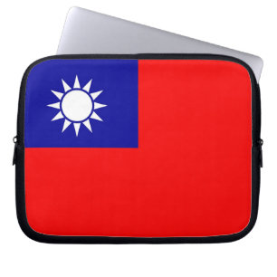 Taiwan Flag Laptop Sleeve