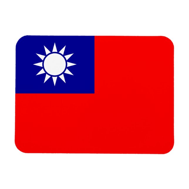 Taiwan Flag Magnet (Horizontal)