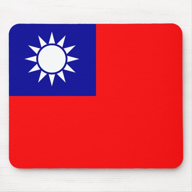 Taiwan Flag Mouse Mat (Front)