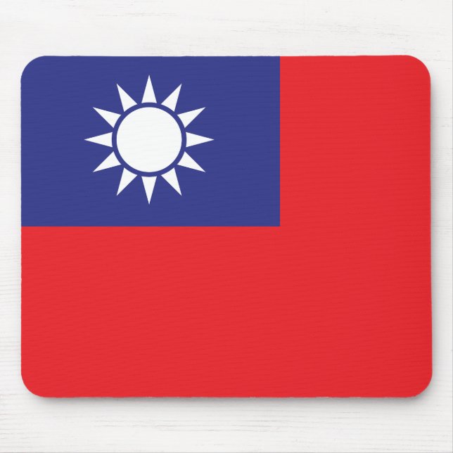 Taiwan Flag Mouse Mat (Front)