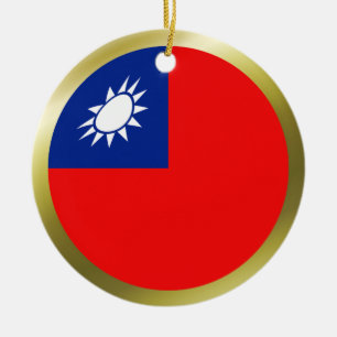 Taiwan Flag Ornament
