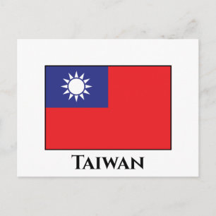 Taiwan Flag Postcard