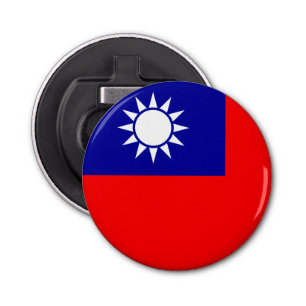 Taiwan Flag: Republic of China, Chinese Taipei Bottle Opener