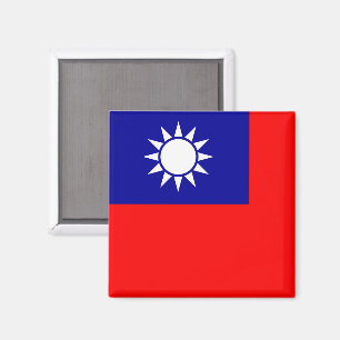 Taiwan Flag: Republic of China, Chinese Taipei Magnet