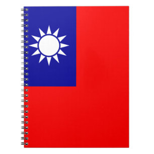 Taiwan Flag: Republic of China, Chinese Taipei Notebook