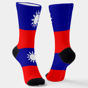 Taiwan Flag Socks