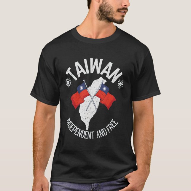 Taiwan Flag � Spirit of Australia T-Shirt (Front)