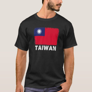 Taiwan Flag Support Taiwanese People Women Men T-Shirt