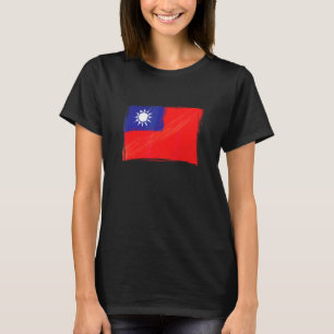 Taiwan Flag Taiwanese Flag Colours Taiwan Flag T-Shirt