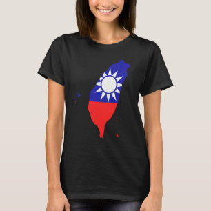Taiwan Flag Taiwanese Love Taiwan Free Support Tai T-Shirt