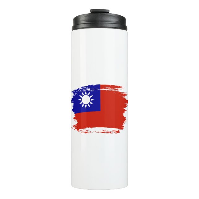 Taiwan flag thermal tumbler (Front)