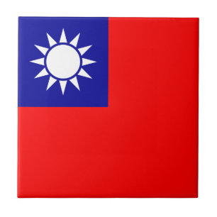 Taiwan Flag Tile