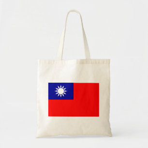 Taiwan Flag Tote Bag