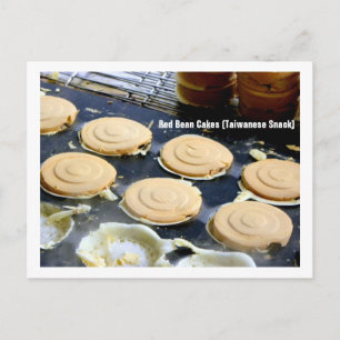 Taiwan Impression/Red Bean Cakes 紅豆餅 Postcard