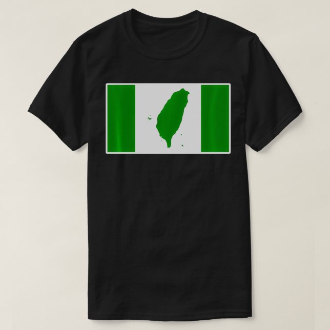 Taiwan Independence Flag  T-Shirt (Design Front)