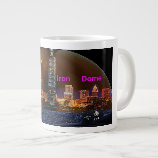 Taiwan iron dome large coffee mug (Front Right)