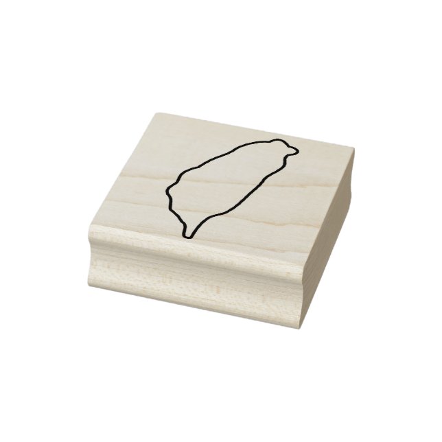 Taiwan Island Frame Stamp for Scrapbooking (Stamp)