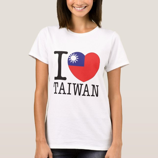 Taiwan Love v2 T-Shirt (Front)