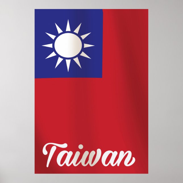 Taiwan National Flag Travel poster (Front)