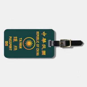 Taiwan Passport Luggage Tag