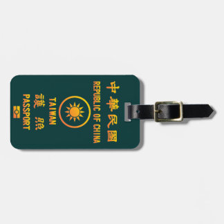 Taiwan Passport Luggage Tag