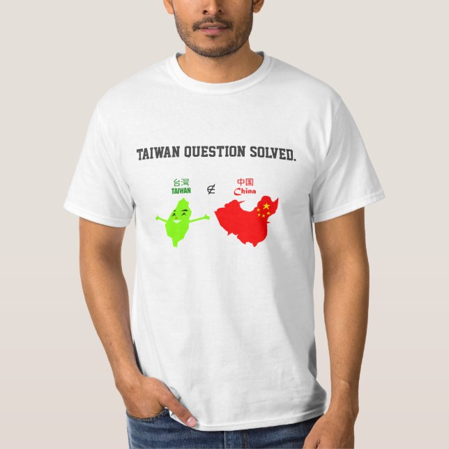 Taiwan Question Solved. T-Shirt (Front)