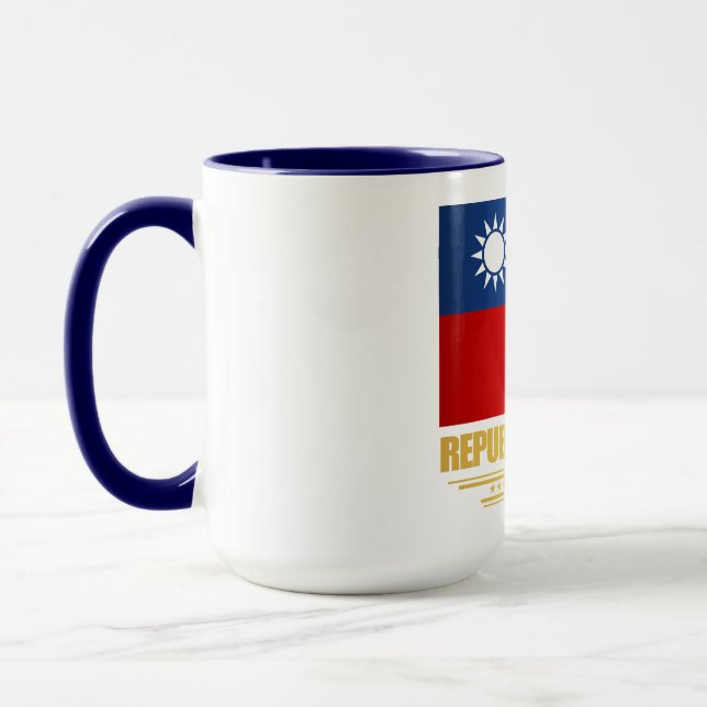 Taiwan (Republic of China) Flag Mug (Left)