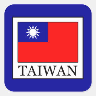 Taiwan Square Sticker