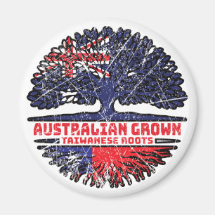 Taiwan Taiwanese Australian Australia Tree Roots Magnet