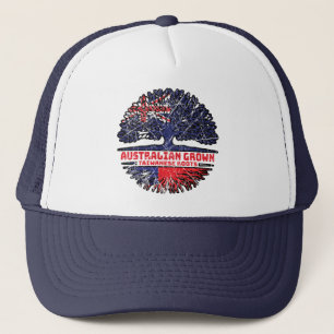 Taiwan Taiwanese Australian Australia Tree Roots Trucker Hat