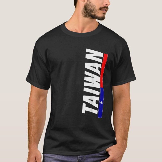 Taiwan Taiwanese Flag T Shirt (Front)