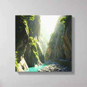 Taiwan Taroko Gorge Travel Canvas Print