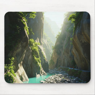 Taiwan Taroko Gorge Travel Mouse Mat