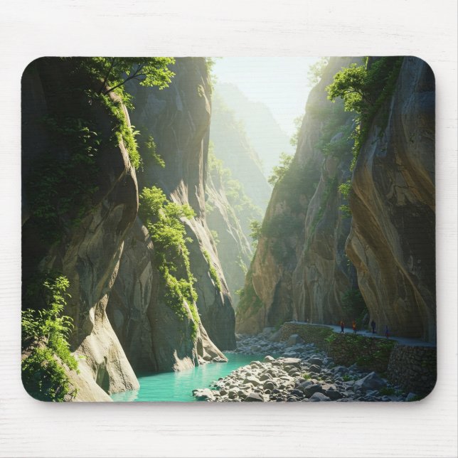 Taiwan Taroko Gorge Travel Mouse Mat (Front)